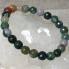 Faceted Crystal Healing Bracelets Agate Fancy