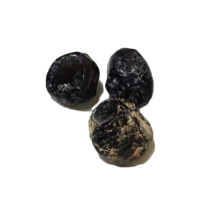 Obsidian Apache Tear Rough and Tumbled Stone