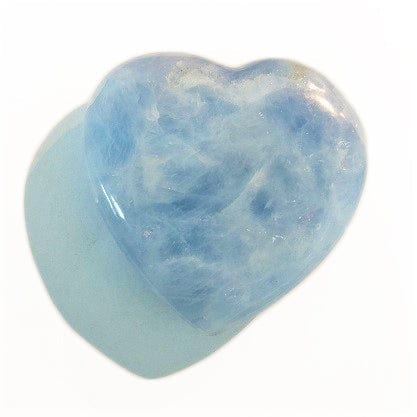 Calcite Blue Heart for comfort and nurturing