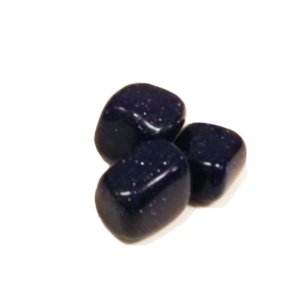 Goldstone Blue to generate energy and stabilize the emotions