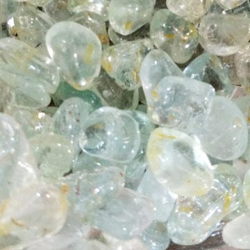 Group of Blue Topaz Tumbled Crystal Stones