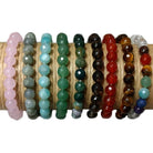 Faceted Crystal Healing Bracelets