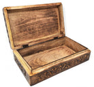 Floral Carved Wooden Box