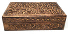 Floral Carved Wooden Box