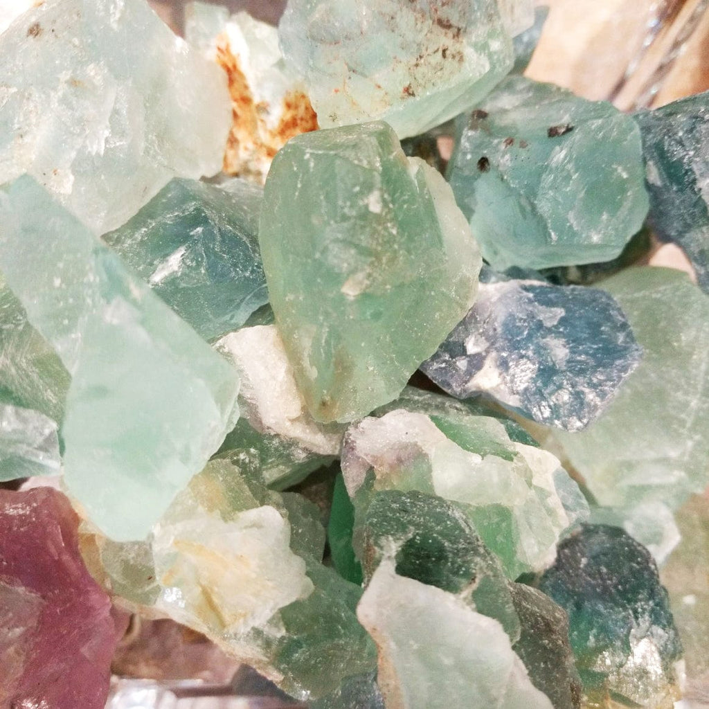 Fluorite for order from chaos, higher learning, clarity Rough