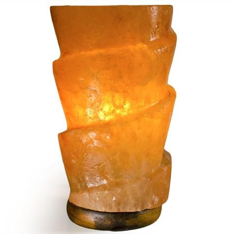 Carved Natural Himalayan Salt Lamps funnel