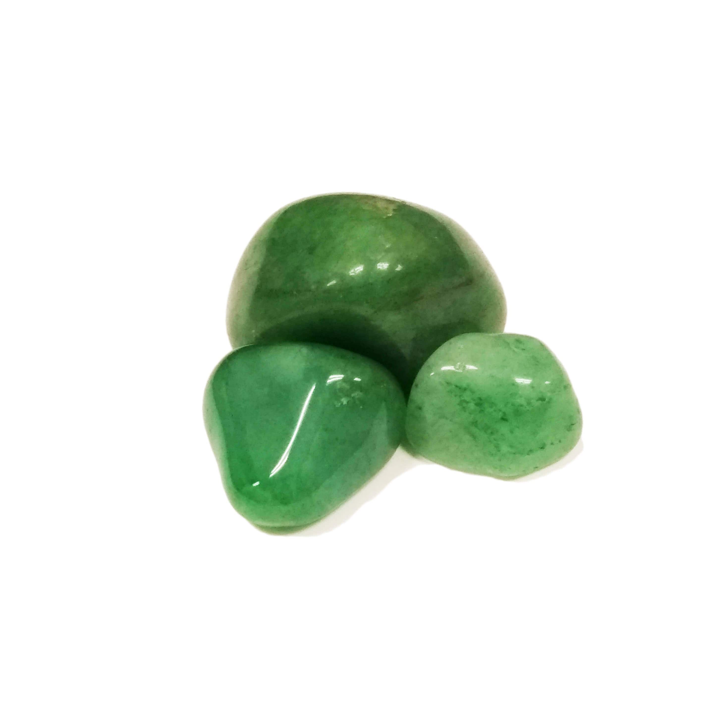 Aventurine Green Tumbled and Rough Stone