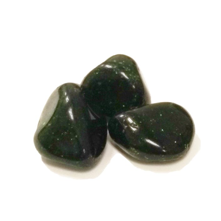 Goldstone Green Tumbled Stone