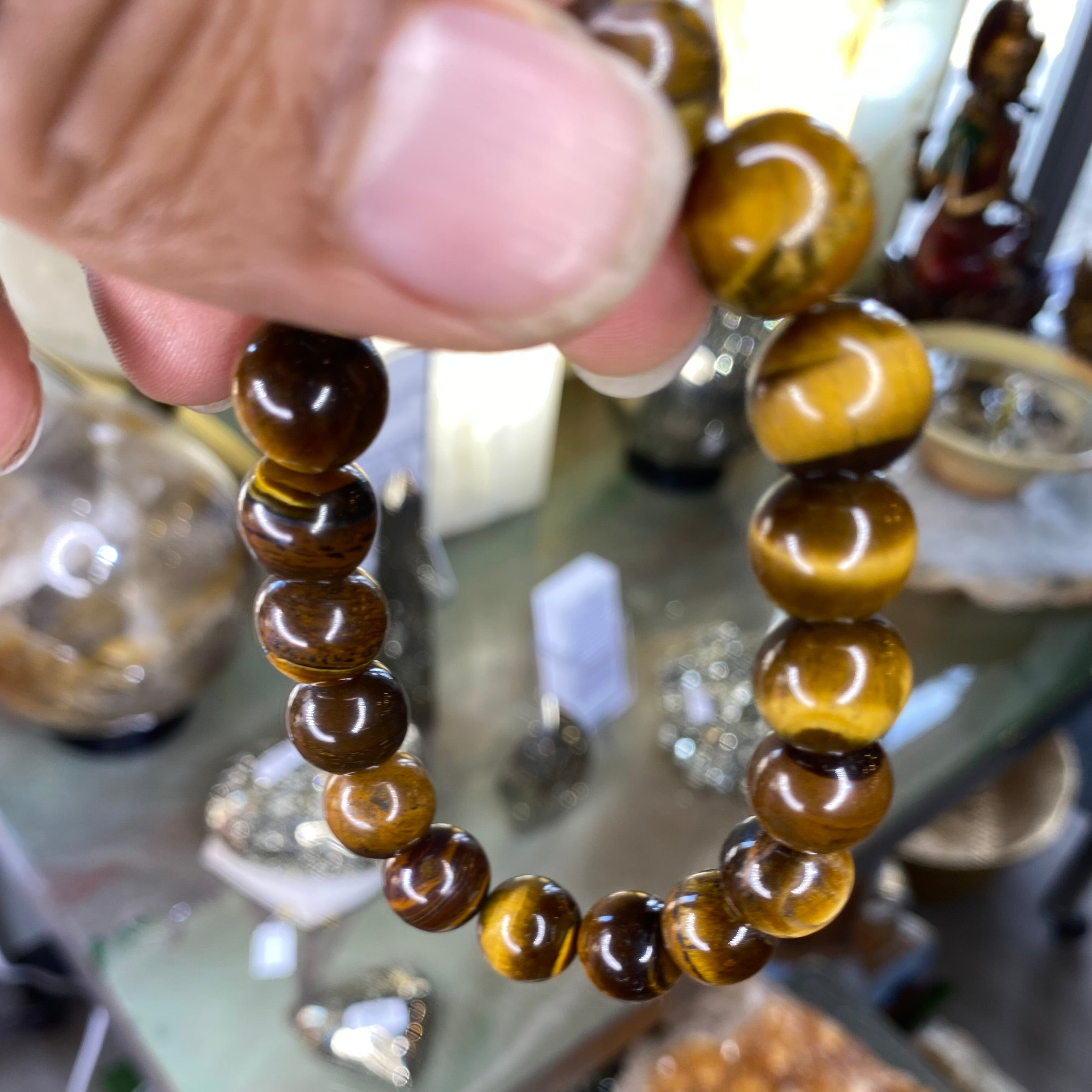 10mm Tiger Eye Bracelet