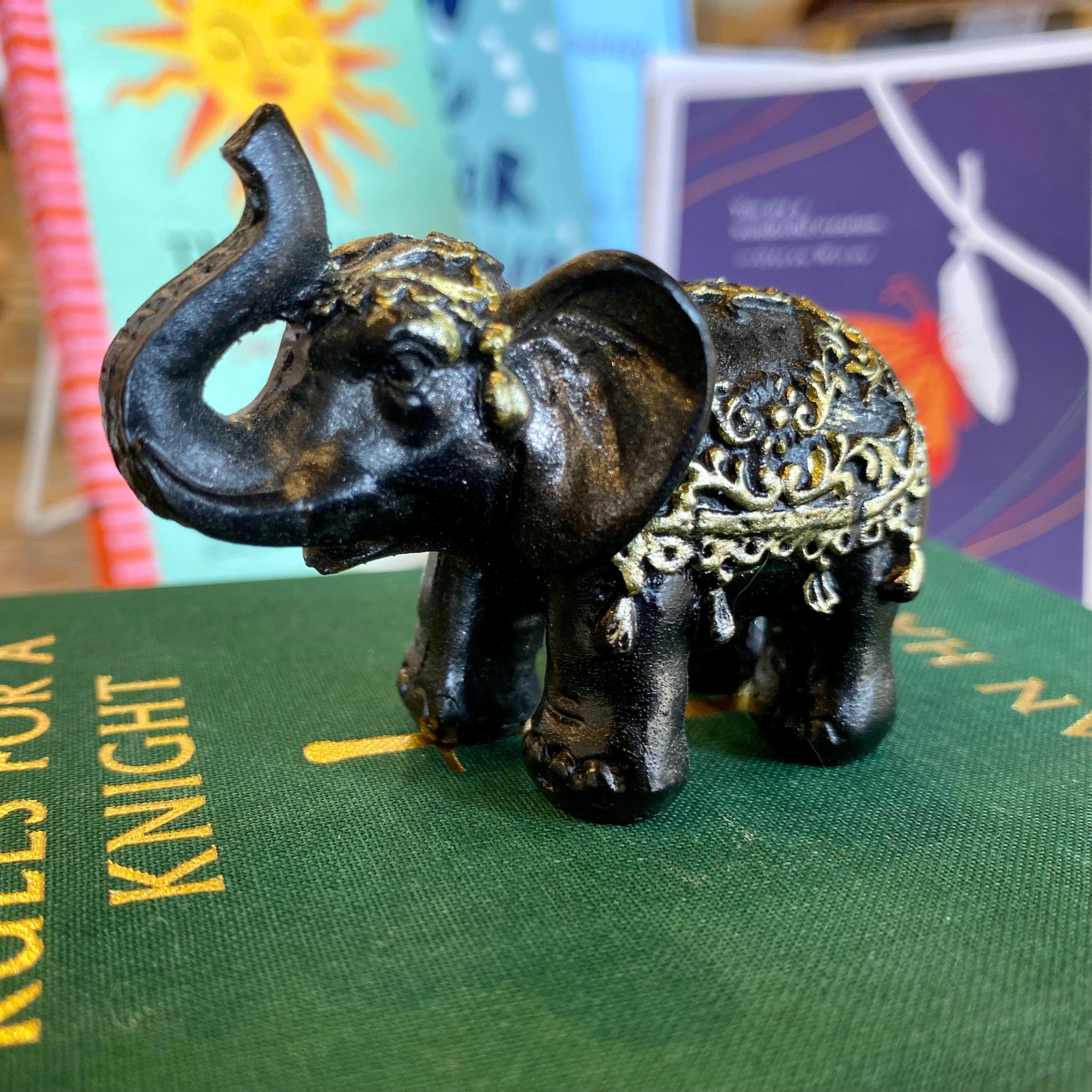 Bronze Elephant Figurine