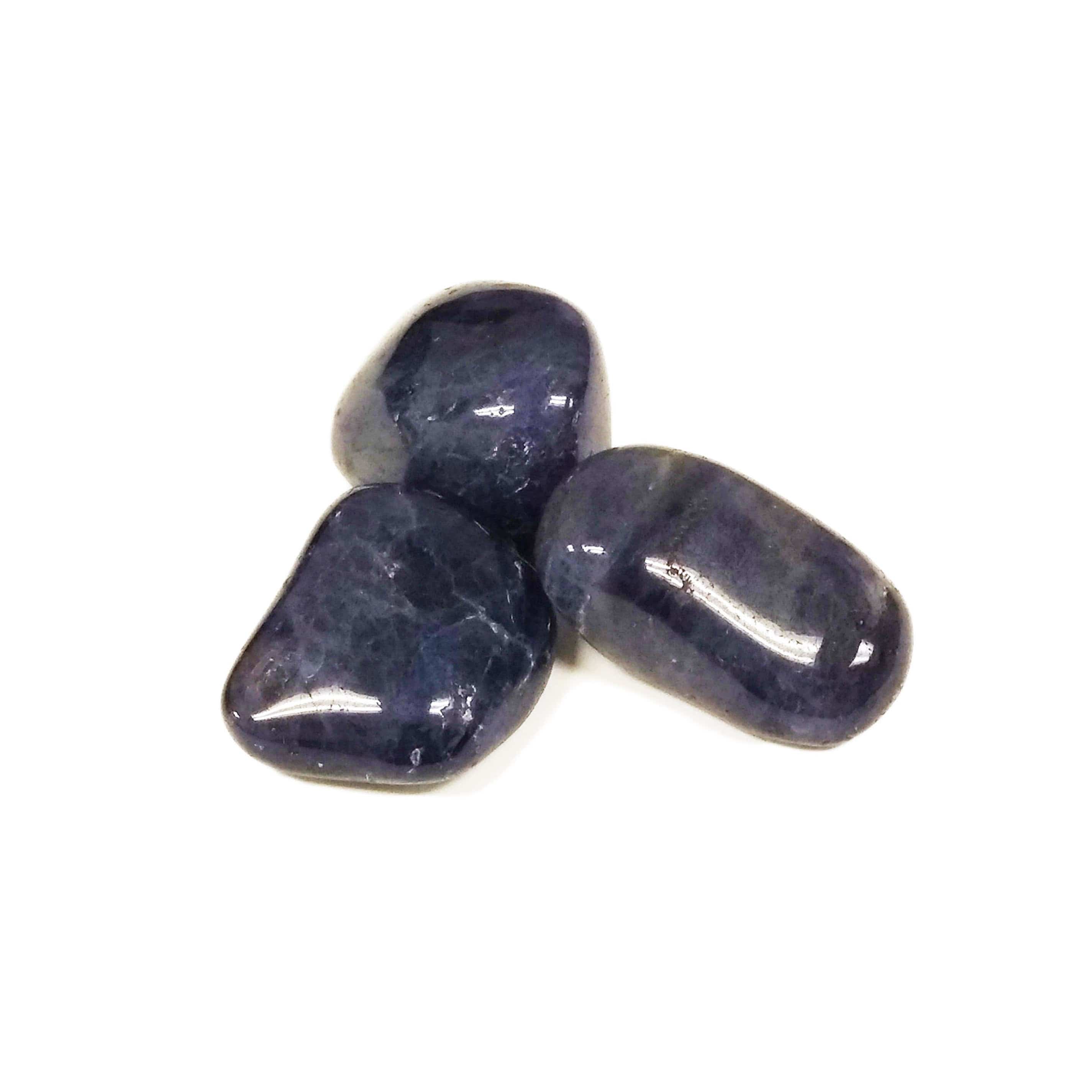 Iolite for activating the third eye, illumination, focus Tumbled