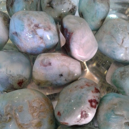 Larimar for soothing fears, releasing anger, relieving stress