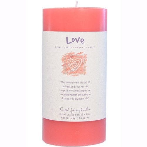 Love Intention Candle 3"x6" Pillar