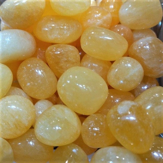 Calcite Orange for energy, presence, gratitude Tumbles