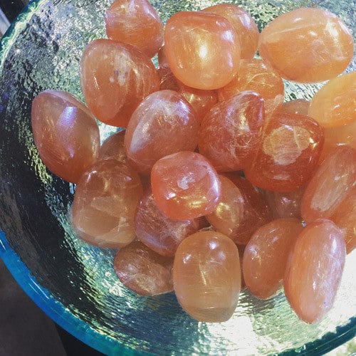 Selenite Orange for cleansing the sacral chakra, flexibility - Body Mind & Soul