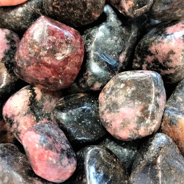 Rhodonite for compassion, generosity, healing the heart - Body Mind & Soul