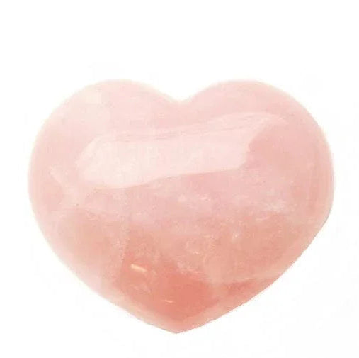 Rose Quartz Heart for love & compassion - Body Mind & Soul