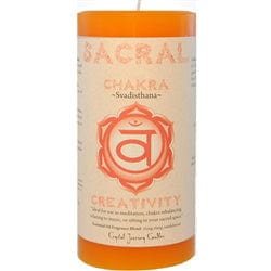 Sacral Chakra Candles - Body Mind & Soul