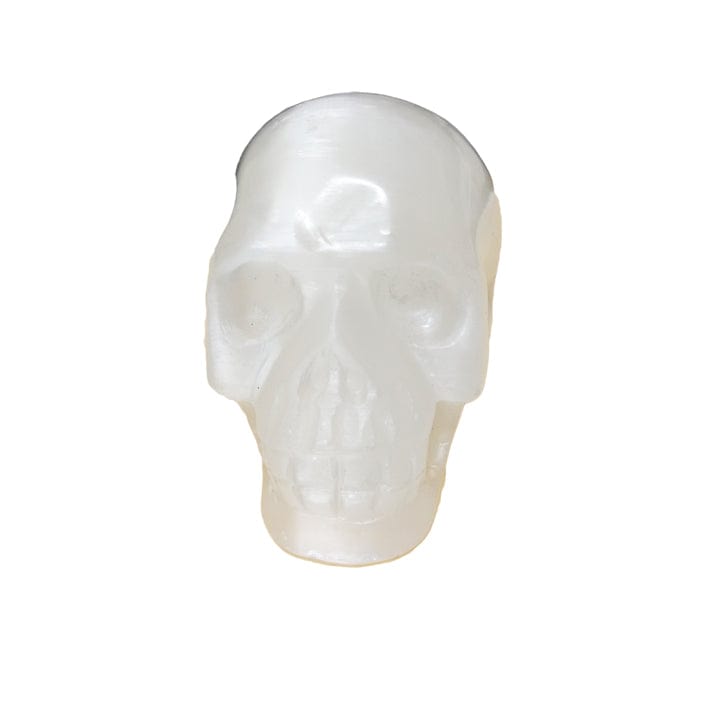 Selenite Skull for clearing energy, purifying