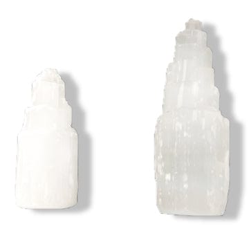 Selenite Towers for clearing energy, positive vibes, purifying - Body Mind & Soul
