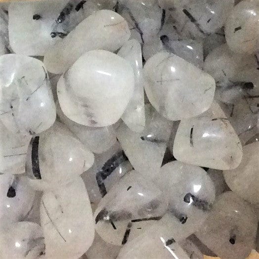 Quartz Tourmalated for protection, balance, strength - Body Mind & Soul